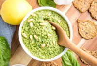 Delicious Vegan Basil Pesto