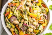 Vibrant Veggie Pesto Pasta Salad