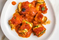 Plant-Based Zucchini Ricotta Rolls