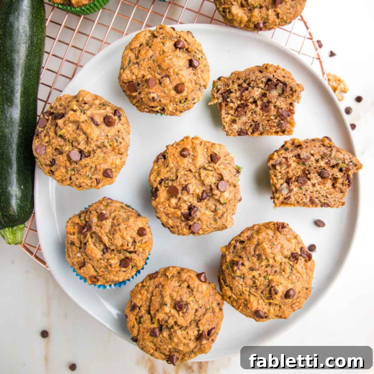 Garden Fresh Vegan Zucchini Muffins 1 featured 12926