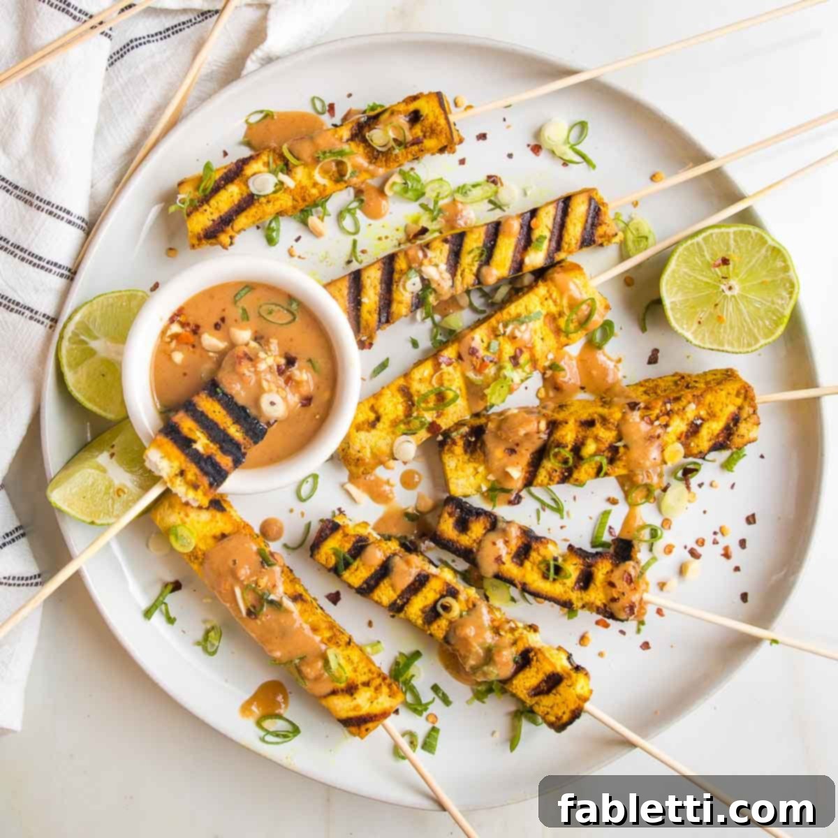 Grilled Tofu Satay with Creamy Peanut Sauce 1 featured 14562