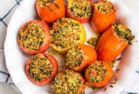 Plant-Powered Stuffed Tomatoes