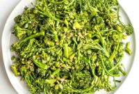 Seared Broccolini with Crispy Garlic