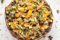 Gourmet Vegan Stuffed Portobello Mushrooms