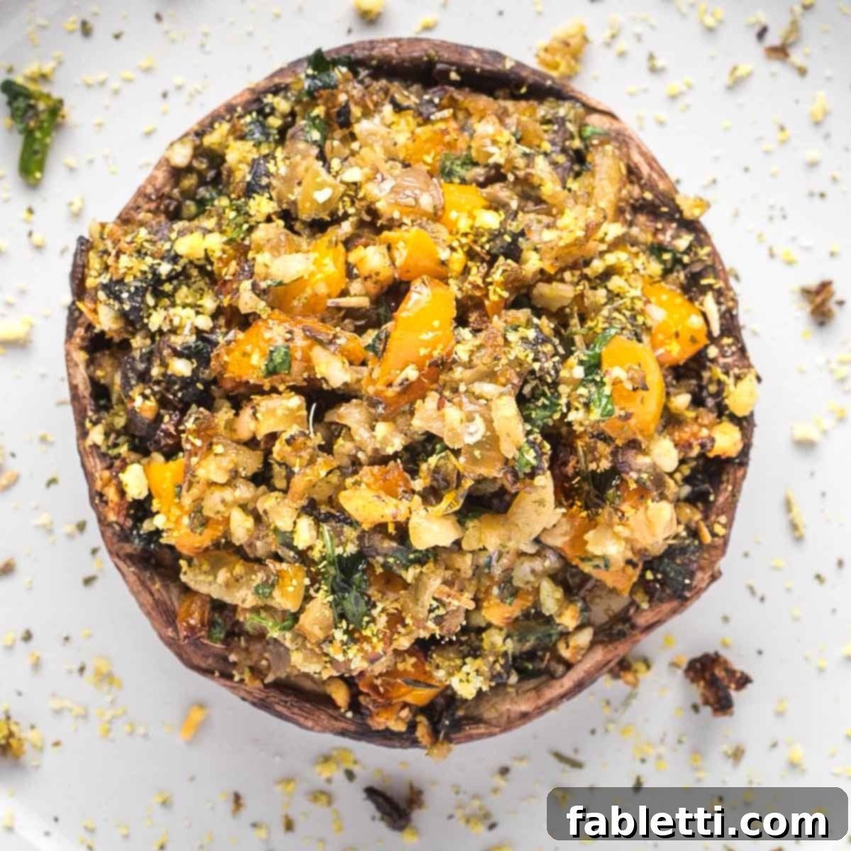 Gourmet Vegan Stuffed Portobello Mushrooms 1 featured 22697