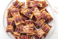 Naturally Sweetened Vegan Pecan Pie Bars
