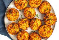 Golden Sweet Potato Kugel Cups