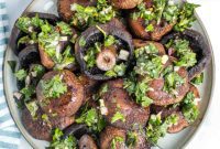 Zesty Chimichurri Portobello Steaks