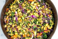 Simple Skillet Vegan Potato & Vegetable Hash