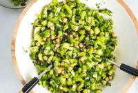 Crisp Celery & Chickpea Salad with a Sweet Raisin Twist
