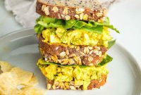 Zingy Vegan Tofu Egg Salad