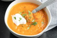Golden Vegan Carrot Ginger Soup