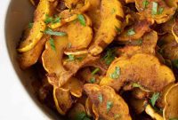 Golden Roasted Delicata Squash