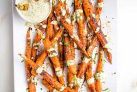 Golden Roasted Carrots with Zesty Tahini Drizzle