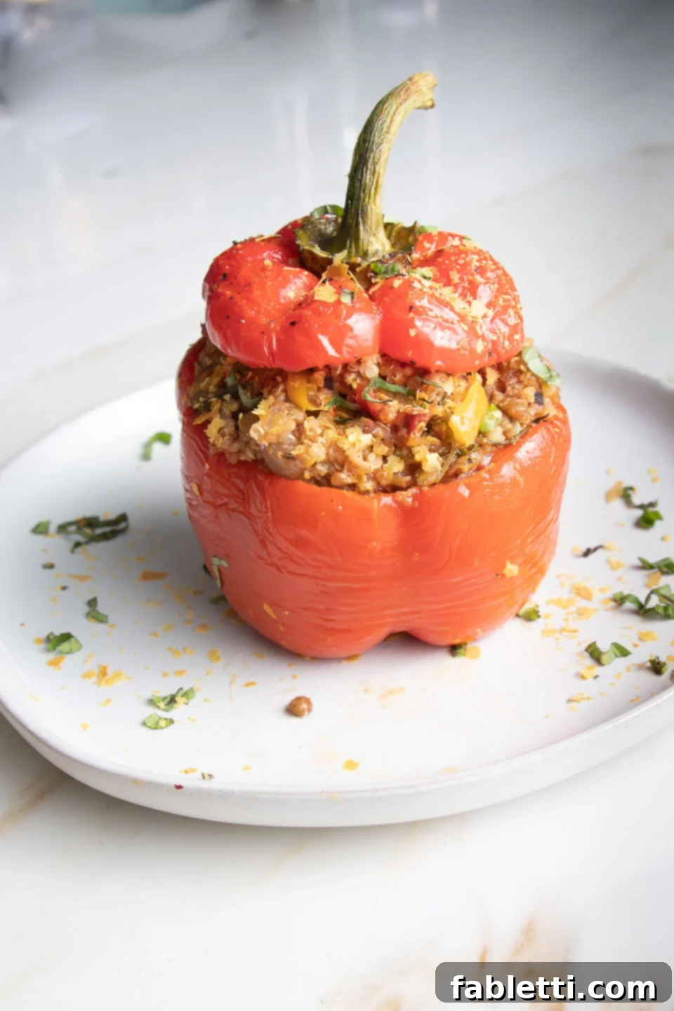 Hearty Vegan Lentil Stuffed Peppers 1 featured 4250
