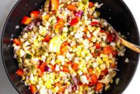Zesty Israeli Corn and Pickle Salad