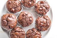Decadent Double Chocolate Zucchini Muffins