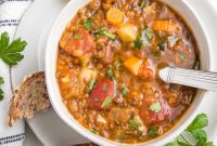 Wholesome Plant-Based Lentil Soup