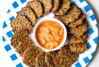 Oven-Baked Crispy Brussels Sprout Latkes