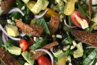 Oven-Crisped Taco Salad