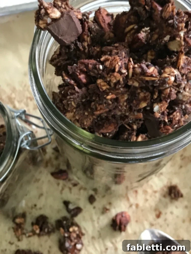 Nourishing Chocolate Oat Granola 1 featured 4824