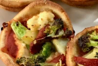 Pillowy Vegan Pizza Muffins with Ricotta Swirl