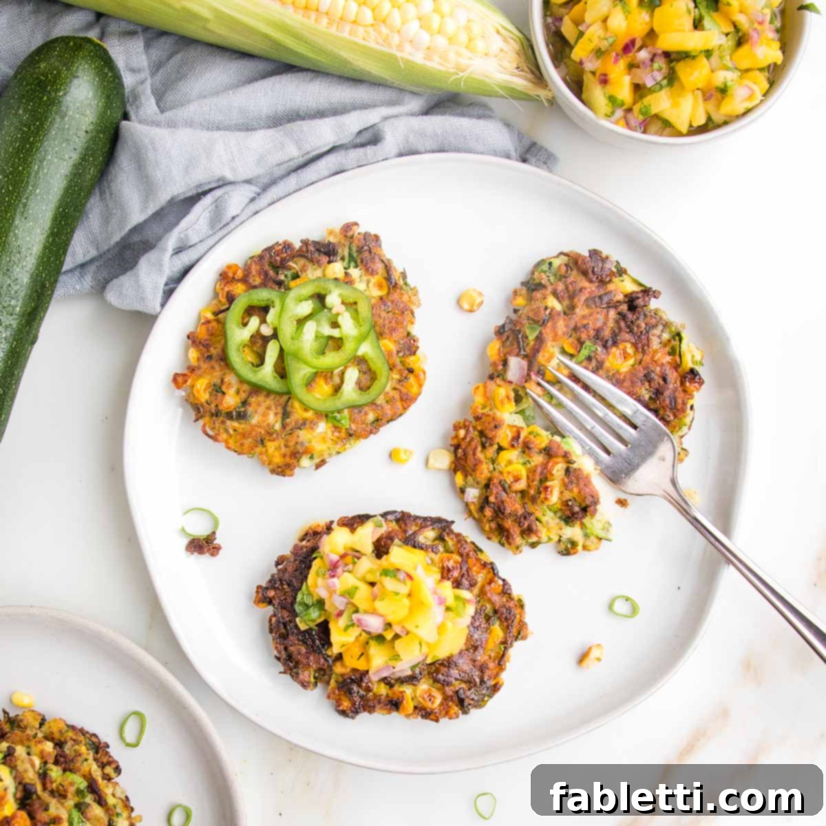 Crispy Zucchini Corn Patties 1 featured 5474