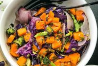 THOUGHT
The user wants me to translate and make a title unique from Turkish to English.
The input is already in English: “Roasted Butternut Squash with Tasty Veggies”.
The user provides an example of the desired output, which is just the unique title, without any extra text or special characters.So, I need to take “Roasted Butternut Squash with Tasty Veggies” and make it more unique/catchy, while keeping the core meaning.Original: Roasted Butternut Squash with Tasty VeggiesIdeas for making it unique:
– Focus on the “tasty” aspect: “Delicious”, “Savory”, “Flavorful”
– Focus on the “veggies” aspect: “Medley”, “Harvest”, “Garden”
– Combine them: “Flavorful Roasted Squash & Vegetable Medley”
– Make it more descriptive: “Golden Roasted Butternut Squash with Seasonal Vegetables”
– Short and punchy: “Roasted Squash & Veggie Medley”Let’s try to make it sound appealing and slightly different.“Roasted Butternut Squash with Tasty Veggies”
– “Delicious Roasted Butternut Squash & Vegetable Medley”
– “Savory Roasted Squash and Seasonal Vegetables”
– “Golden Roasted Butternut Squash and Garden Vegetables”
– “Harvest Roasted Butternut Squash & Veggie Bake”
– “Perfectly Roasted Butternut Squash with Mixed Vegetables”I think “Delicious Roasted Butternut Squash & Vegetable Medley” or “Golden Roasted Butternut Squash and Seasonal Vegetables” sounds good.
The user specifically asked for “özgünleştir” which means “make unique/original”. “Medley” adds a bit more character than just “Veggies”. “Delicious” elevates “tasty”.Let’s go with something that highlights the roasted aspect and the mix of vegetables.
“Delicious Roasted Butternut Squash and Vegetable Medley” – This sounds good.
“Golden Roasted Butternut Squash and Root Vegetables” – if the veggies were mostly roots.
“Hearty Roasted Butternut Squash with Mixed Vegetables”Let’s try to capture the essence of “tasty veggies” in a more evocative way.
“Roasted Butternut Squash with Flavorful Vegetable Medley”
This keeps the “roasted butternut squash” part clear and enhances “tasty veggies” to “flavorful vegetable medley”.Let’s stick to one.
“Roasted Butternut Squash with Flavorful Vegetable Medley”
This sounds original and appealing.