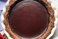 Guilt-Free Chocolate Pudding Pie