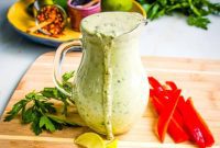 Vibrant Green Tahini Dressing