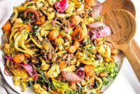 Flavorful Roasted Lentil and Vegetable Medley