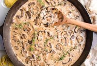 Hearty Vegan Mushroom Stroganoff