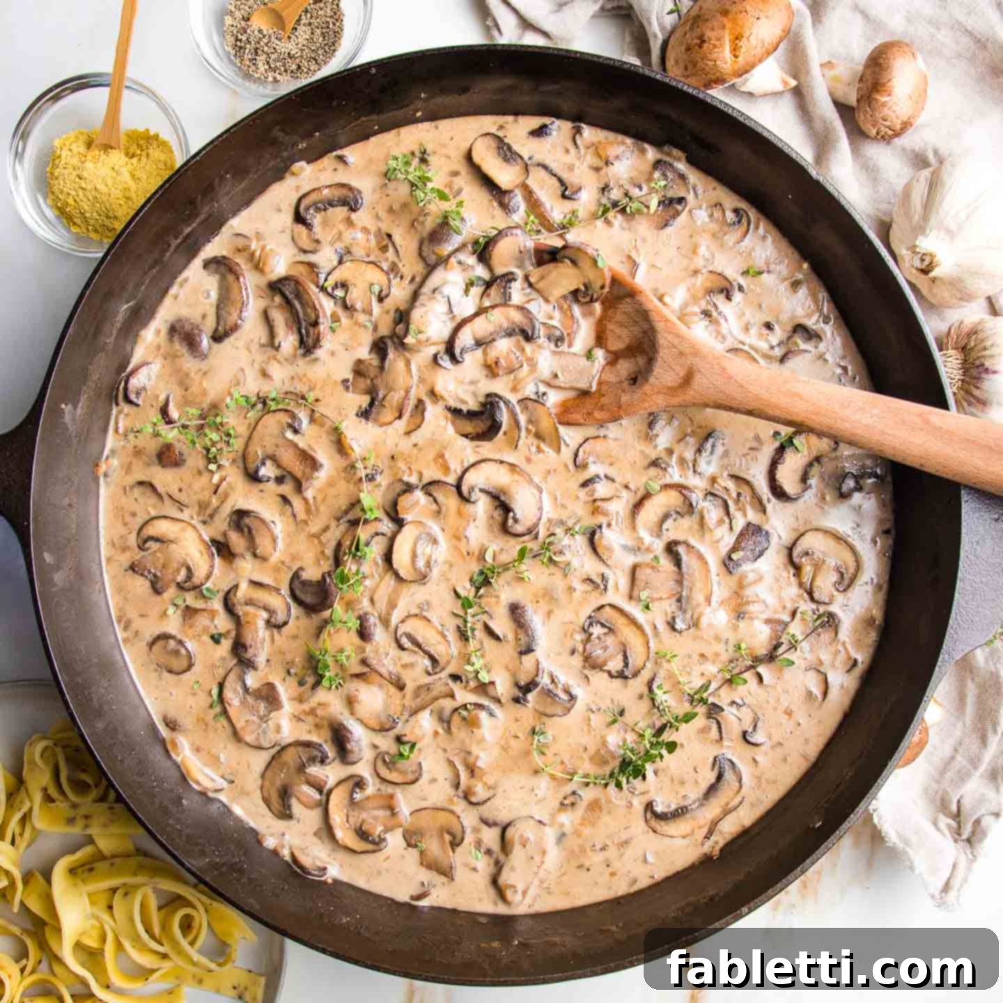 Hearty Vegan Mushroom Stroganoff 1 featured 9574
