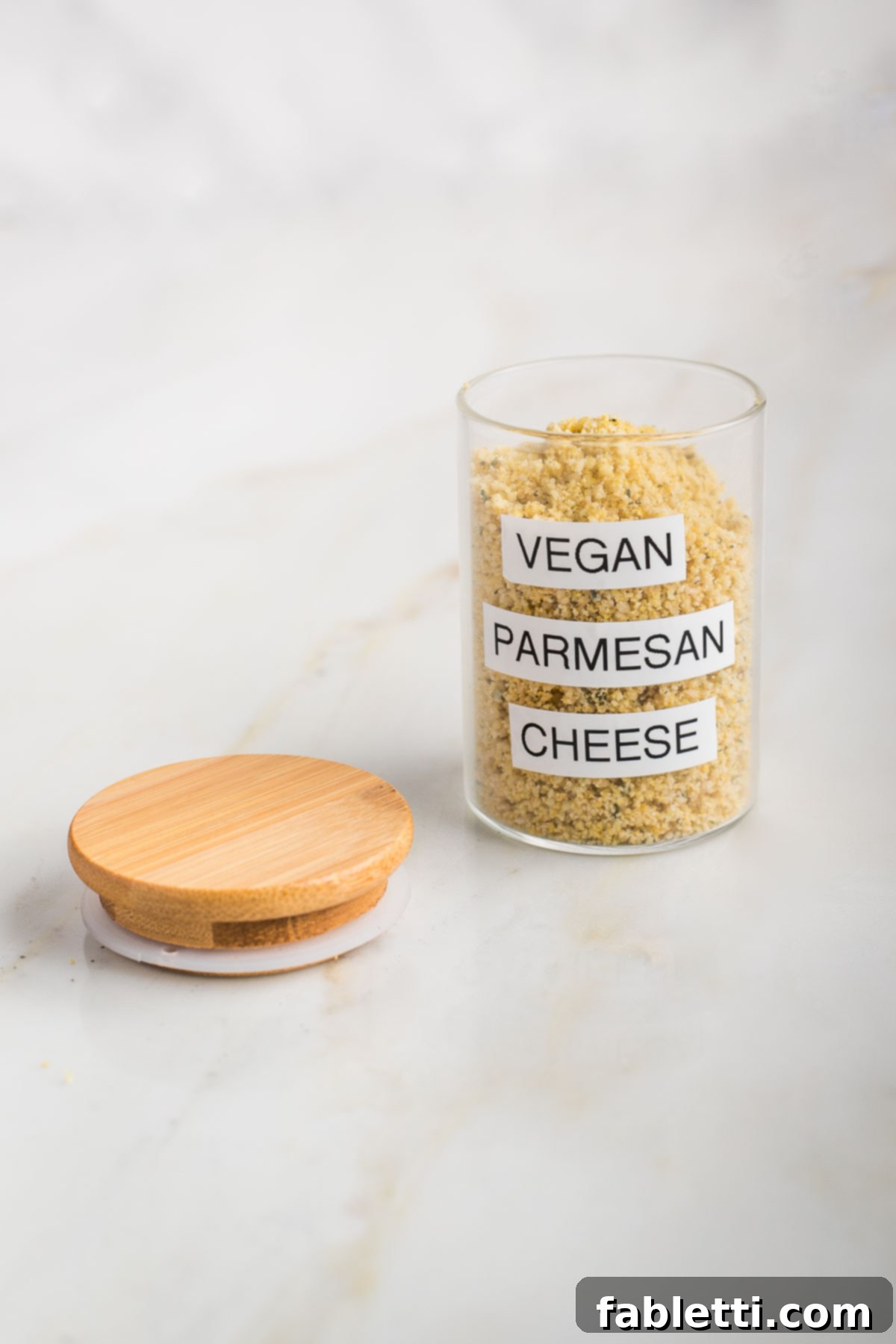 Nut-Free Plant-Based Parmesan 6 Small spice jar labeled