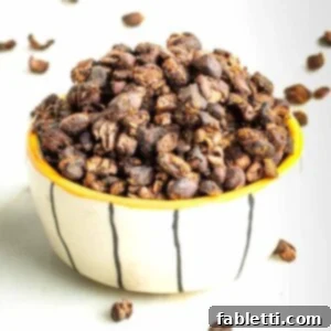 Crunchy Taco Black Beans 13 Crispy black beans loaded into a fun bowl. A mouth-watering image of the final product.