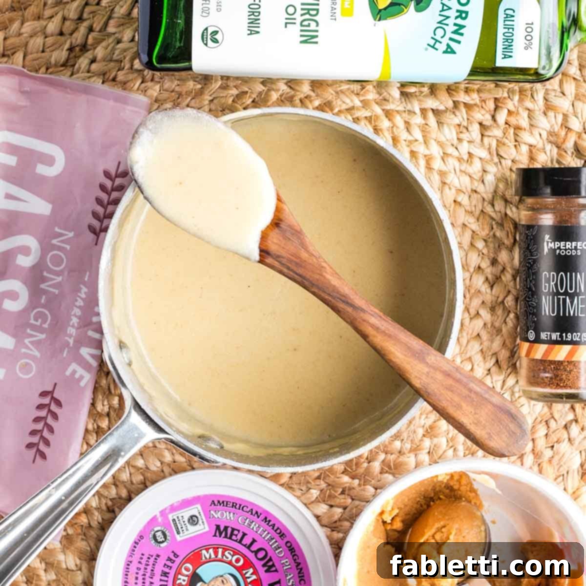 Silky Vegan Bechamel 11 Debra's Pro Tips: Ingredients ready, whisk constantly, room temperature milk.