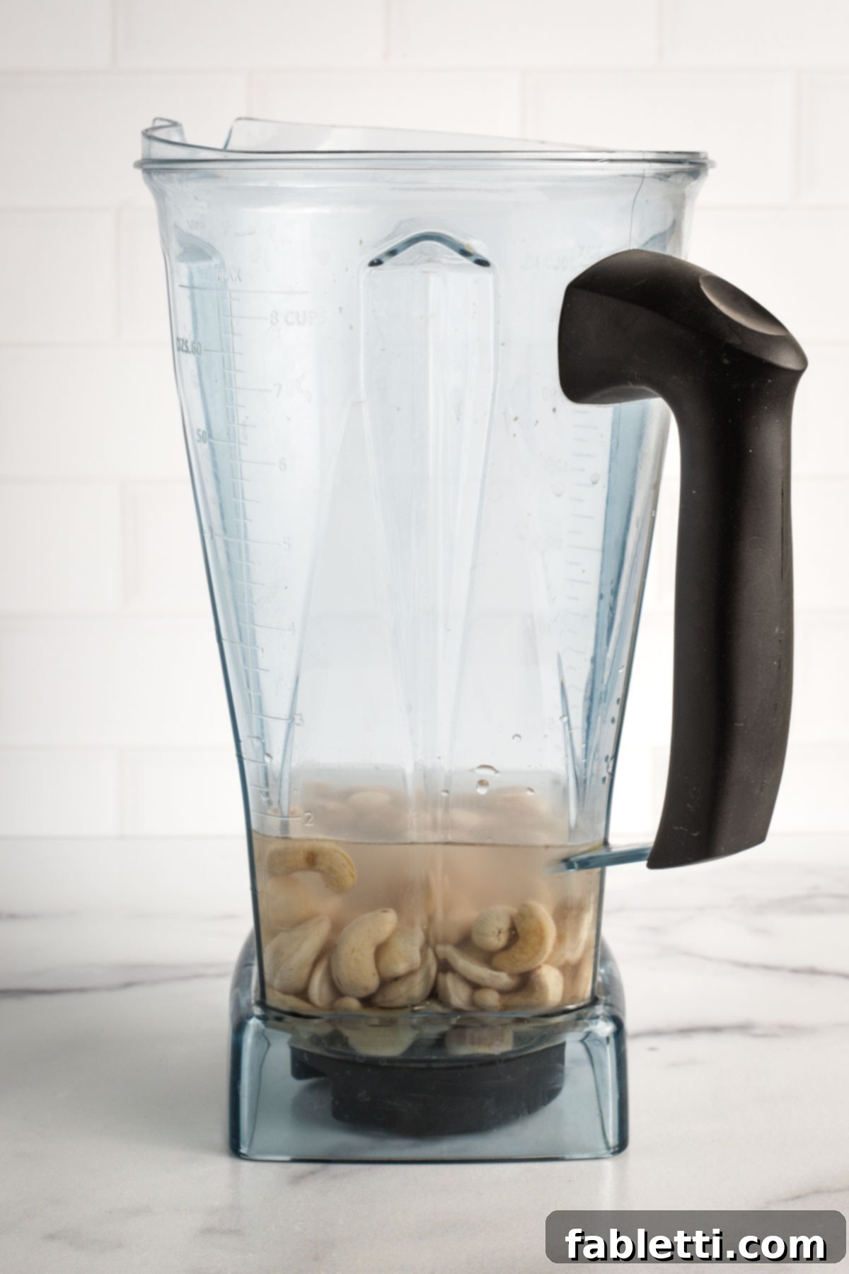 Sheet Pan Green Velvet Soup 6 Blender pitcher will soaked cashews plus fresh water.