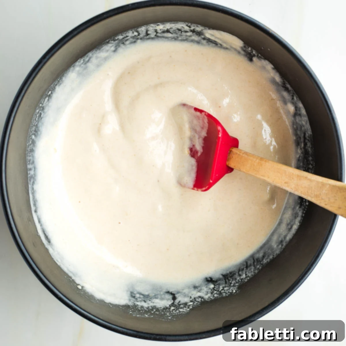 Zingy Vegan Tofu Egg Salad 12 Tahini stirred up well with water and lemon juice to create a mayonnaise texture.