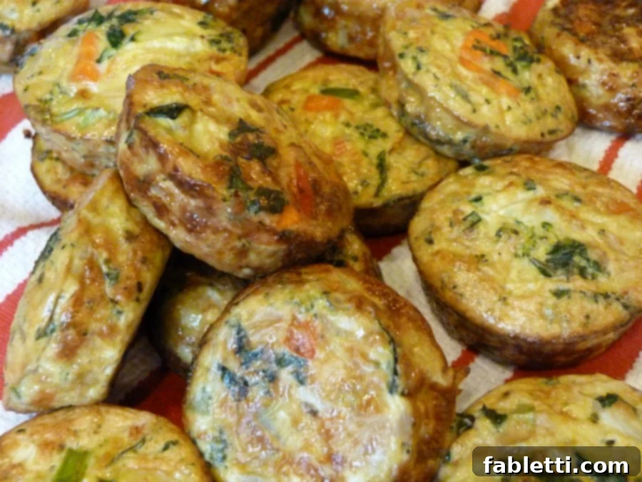 Mini egg cups with veggies