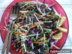 Vibrant Lemon Cleanse Salad 3 A hand reaching for fresh greens, emphasizing healthy eating choices.