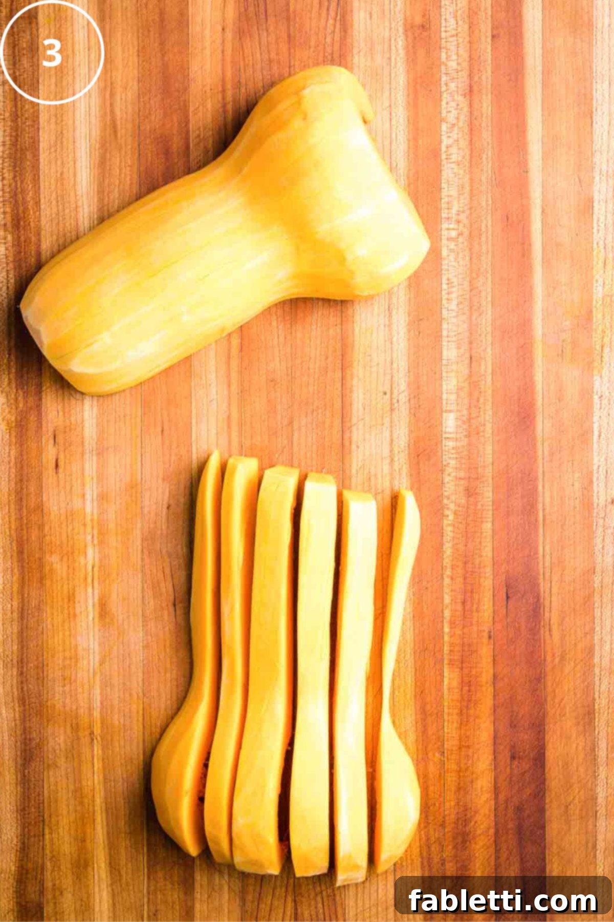 Vibrant Butternut Beetroot Medley 7 Peeled butternut squash halves. ½" long slices in one half.