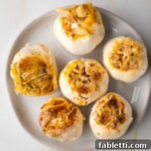 Sweet Creamy Oven Roasted Garlic 12 Whole heads of roasted garlic.