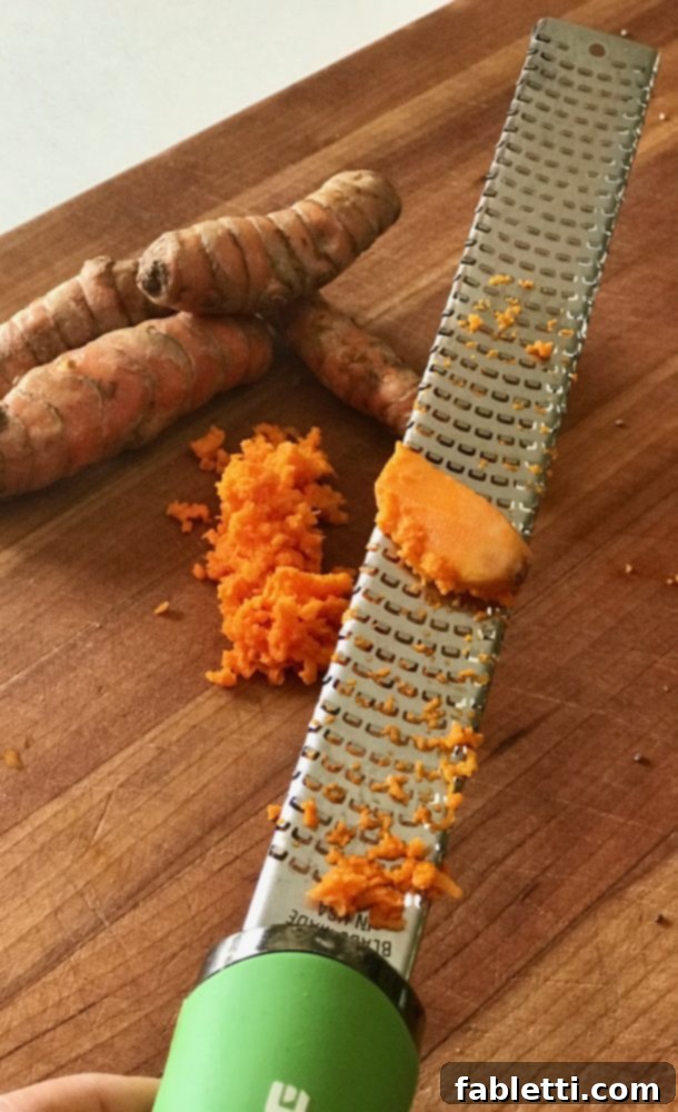 Golden Glow Chia Pudding 4 Fresh grated turmeric is added to homemade golden milk