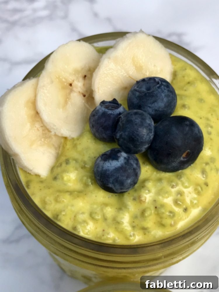 Golden Glow Chia Pudding 7 Golden Chia Pudding loaded with beneficial antioxidants