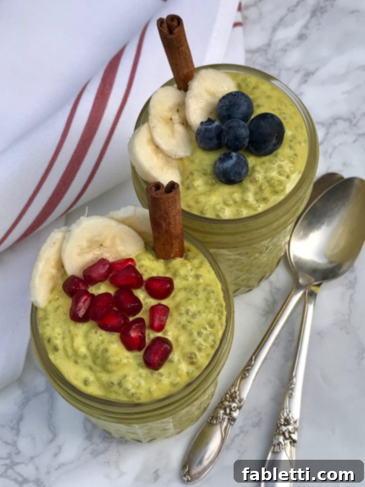 Golden Glow Chia Pudding 8 Golden Chia Pudding. A healthy choice for breakfast or any time of day.
