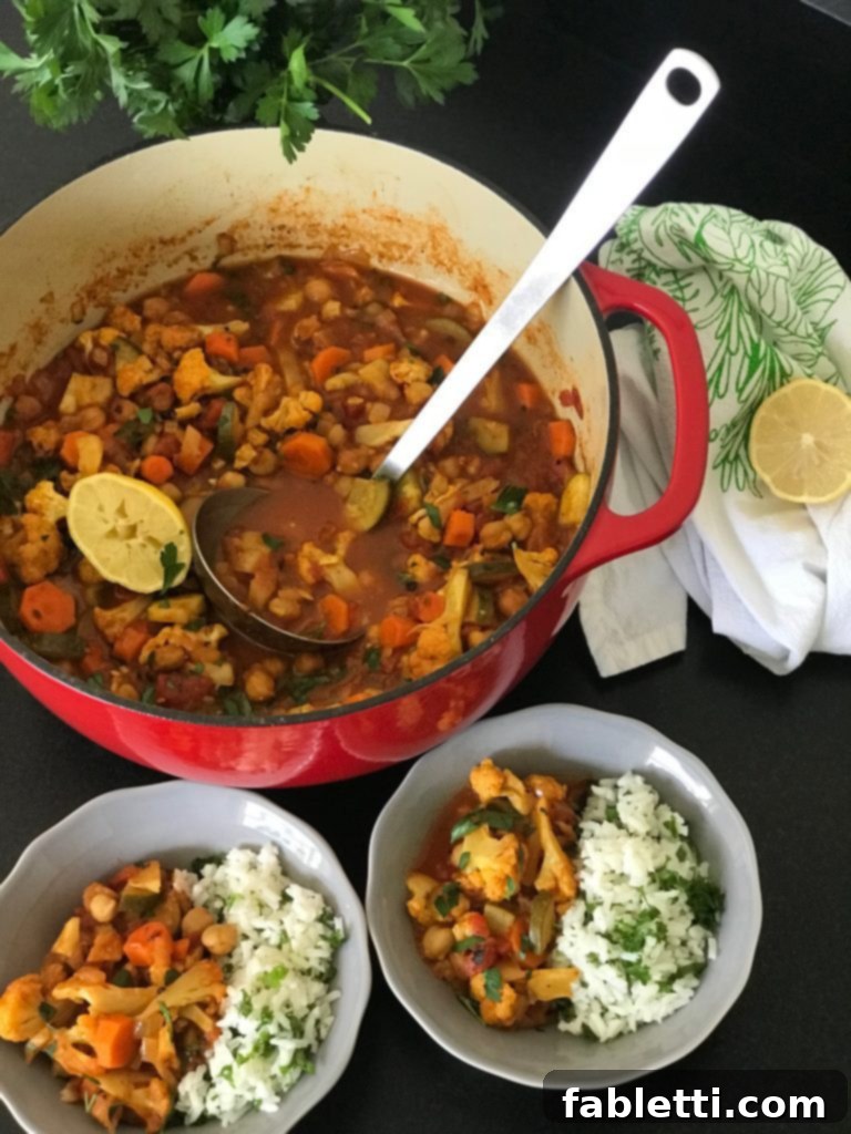 Spiced Chickpea Stew. Vegan and Gluten-free