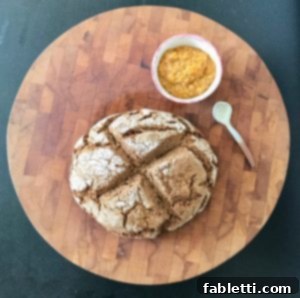 Wholesome Irish Brown Bread 10 Gorgeous crusty loaf with a side of orange marmalade.