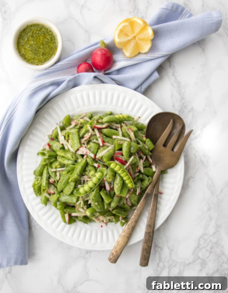 Vibrant Sugar Snap Pea Salad 2 Vibrant Sugar Snap Pea Salad with Fresh Herbs and Zesty Lemon Vinaigrette
