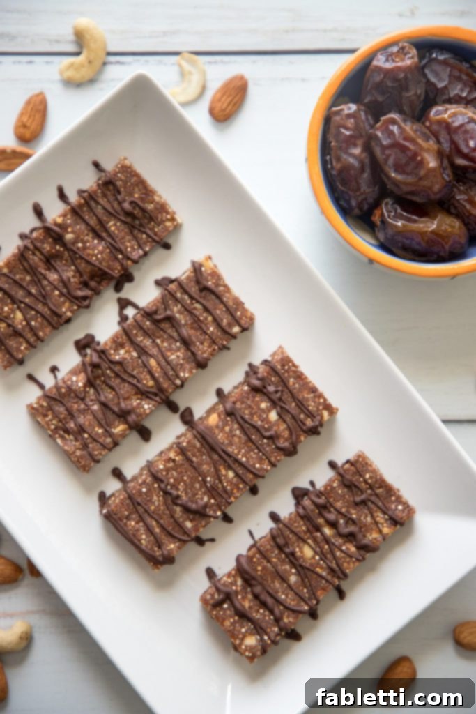 Effortless Grain-Free Fuel Bars 7 Homemade no-bake energy bars sweetened with dates, high in protein