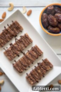 Effortless Grain-Free Fuel Bars 10 Soft and chewy no bake bars, drizzled with chocolate.